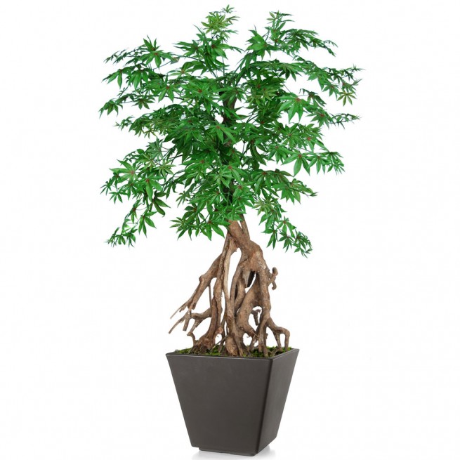 Planta semi-artificiala Ila, Maple Root Mini Green - 150 cm